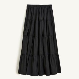 J Crew Tiered pull-on maxi skirt  BI736
